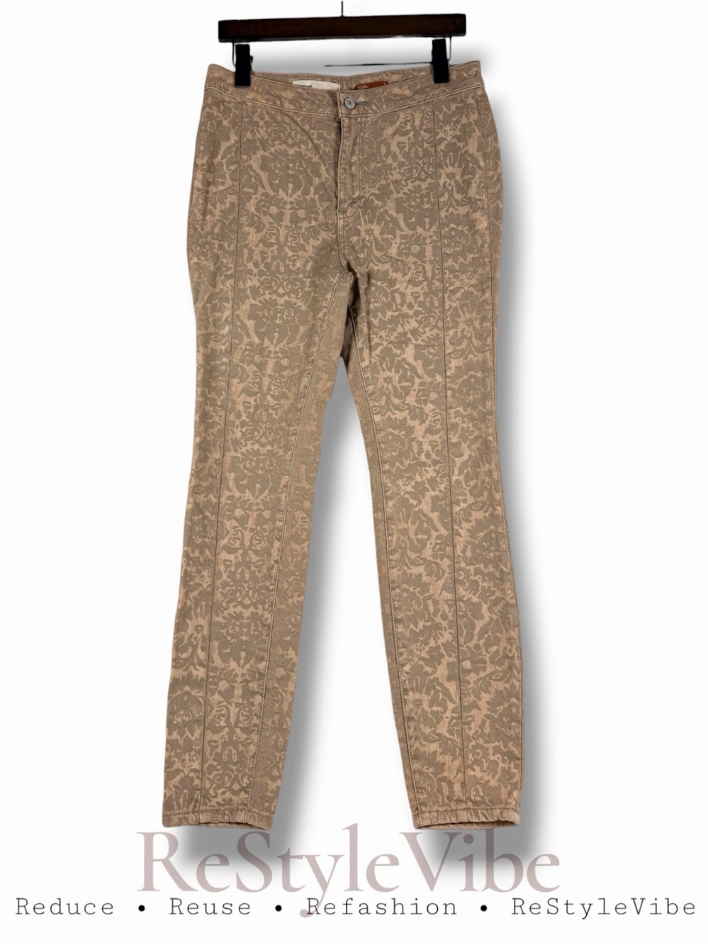 PILCRO ANTHROPOLOGIE Women’s Size 29 Pant High Rise Denim Legging Fit Stretch